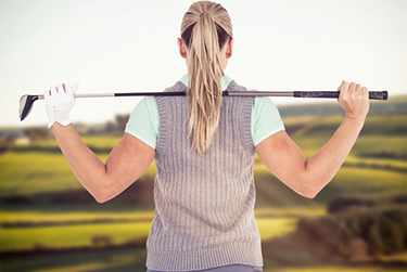 save strokes, SAVE Strokes Fitness, woman golfer